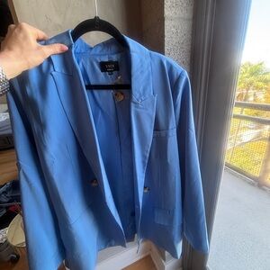 VICI Women's Sky Blue Classic Blazer - Size M